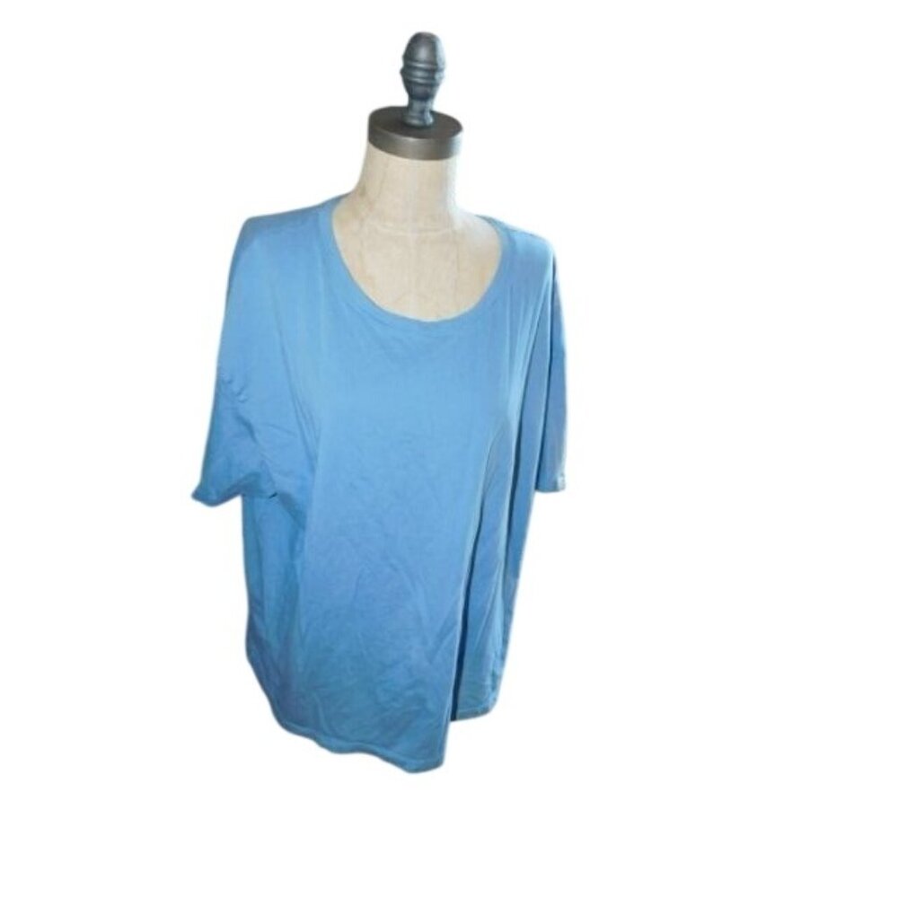Victoria Secret Size XXL 2X semi Crop Cap Sleeve Tshirt Knit Top Plus Size